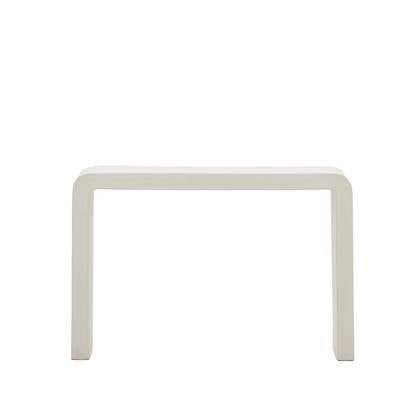 Kave Home - Aiguablava console in wit cement, 120 x 80 cm