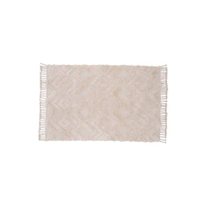 Hioshop Hilma vloerkleed 230x160 cm katoen naturel.
