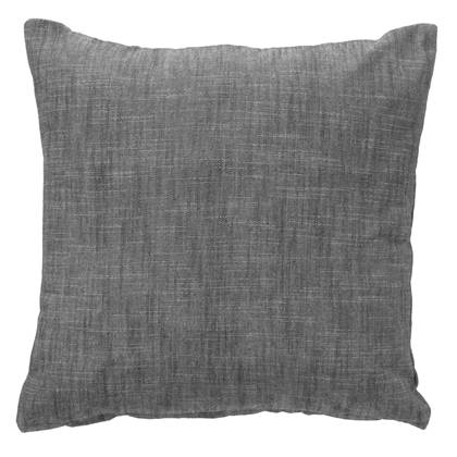 NATURA - Sierkussen van 100% katoen 45x45 cm Charcoal Gray - grijs