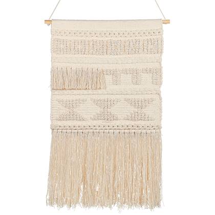 Beliani - KAMOKE - Wanddecoratie - Licht - Katoen Beige
