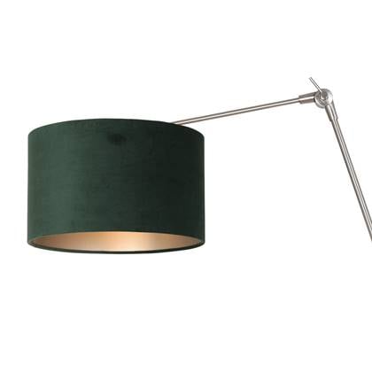 Steinhauer Prestige Chic wandlamp staal en groen tot 105 cm diep E27