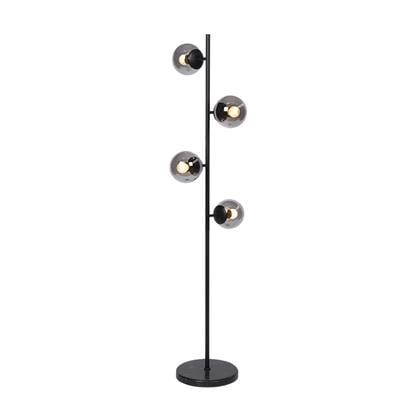 Atmooz Vloerlamp Twister E14 Metaal - Zwarte Staande Lamp