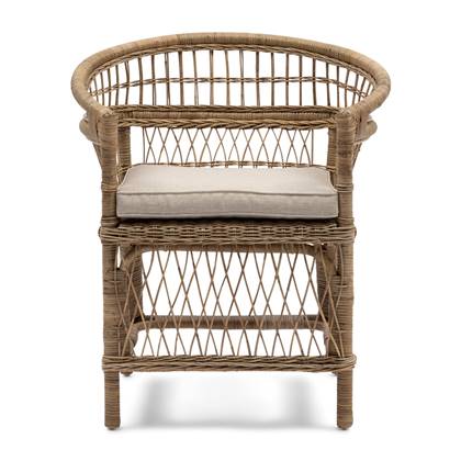 Riviera Maison Eetkamerstoel met armleuning  - Victoria Falls  - Bruin