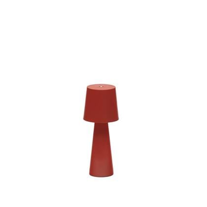 Kave Home Arenys tafellampje met rood geschilderde afwerking