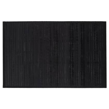 CASA DI ELTURO Bamboe badmat - Zwart - 80 x 50 cm