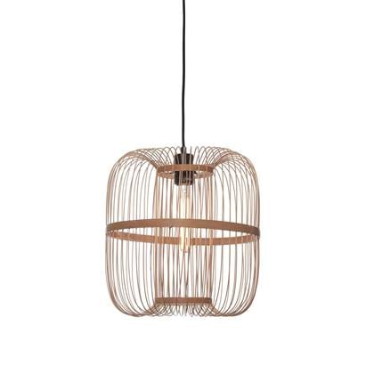 GOOD&MOJO Hanglamp Hokkaido - Bamboe - Ø25cm Bruin