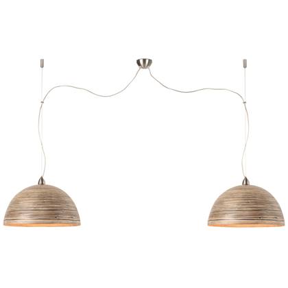 GOOD&MOJO Hanglamp Halong - Naturel|Bamboe - 153x53x35cm - 2L