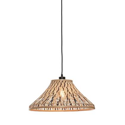 GOOD&MOJO Hanglamp Tahiti - Bamboe|Zwart - Ø45cm