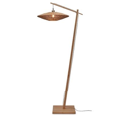GOOD&MOJO Vloerlamp Iguazu - Bamboe|Jute - 78x55x176cm Bruin
