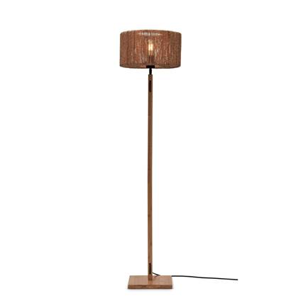 GOOD&MOJO Vloerlamp Iguazu - Bamboe|Jute - Ø30x126cm