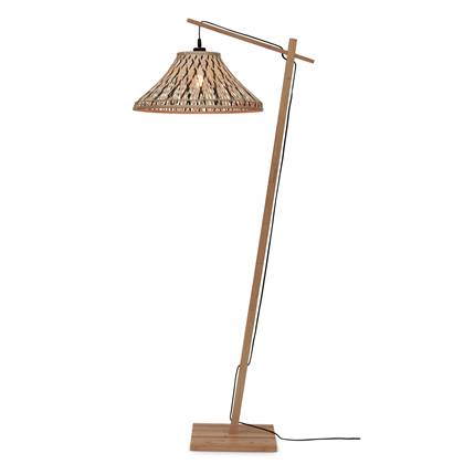 GOOD&MOJO Vloerlamp Tahiti - Bamboe|Zwart - 65x45x150cm