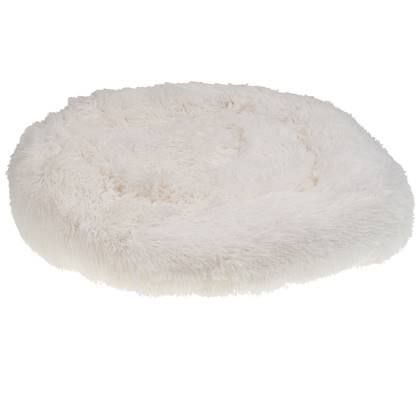 Beliani - KULU - Dierenbed - Gebroken wit - Nepbont