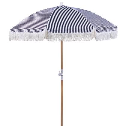 Beliani - MONDELLO - Parasol - Zwart - Polyester