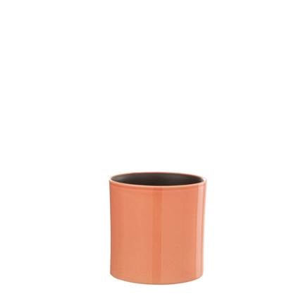 J-Line Bloempot Flek Keramiek Roze Extra Small - Ø 14.5 cm