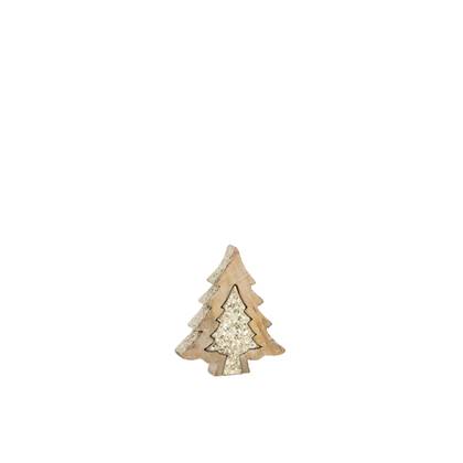 J-Line Puzzel Kerstboom Mango Glitter S