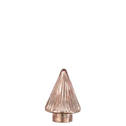 J-Line Kerstboom Led Glas Roze Extra Small
