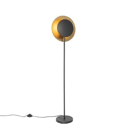 QAZQA Vloerlamp emilienne Goud|messing Art Deco L 30cm