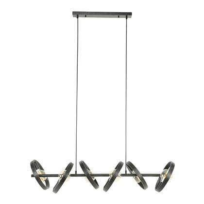 MOOS Kevin Hanglamp 6-lichts Charcoal
