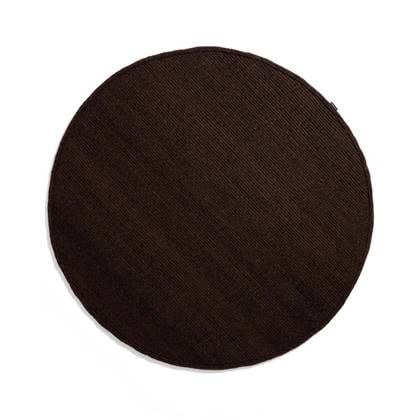 Nordic Weavers Rond wollen vloerkleed Lett - cacao - 250 cm rond