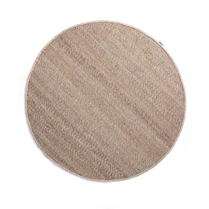 Nordic Weavers Rond wollen vloerkleed Lett - beige - 250 cm rond