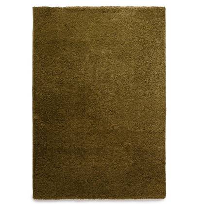 Tapeso Hoogpolig vloerkleed shaggy Trend effen - olijfgroen - 240x340