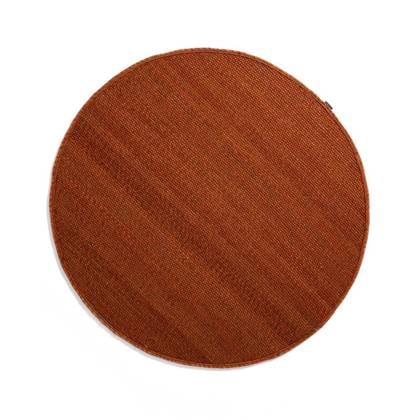 Nordic Weavers Rond wollen vloerkleed Lett - cognac - 190 cm rond