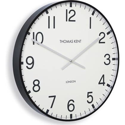 Countryfield Klok Clocksmith S Ø30CM Wit|Zwart Wit, Zwart
