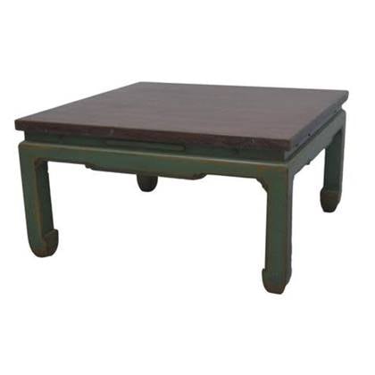 Fine Asianliving Chinese Salontafel Groen B84xD84xH45cm Chinese Meubels Oosterse Kast