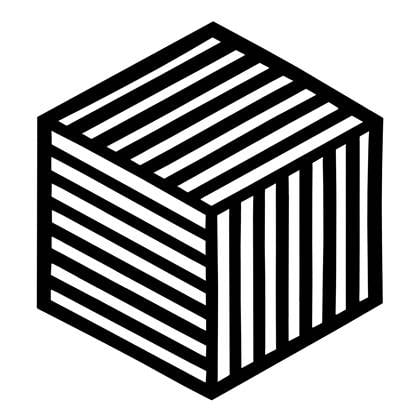 Krumble Pannenonderzetter Hexagon - Zwart - 16 x 14 cm