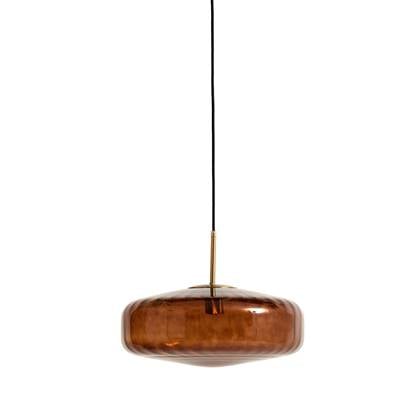 vtwonen Hanglamp Pleat - Antiek Bruin - Ø30cm