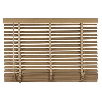 Woonexpress Jaloezie Hout Beige - Hout - 140x130x5cm (BxHxD)