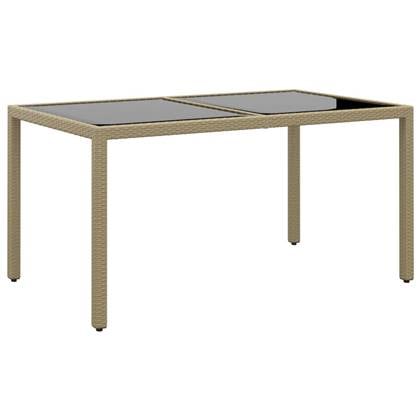 vidaXL Tuintafel Beige