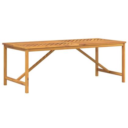 vidaXL Tuintafel 200x90x74 cm massief acaciahout