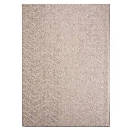 Boho&me Buitenkleed zig zag Summer - oudroze|crème - 66x230 cm