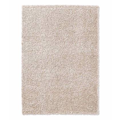 Tapeso Hoogpolig vloerkleed effen Classic - - 200x250 cm Crème