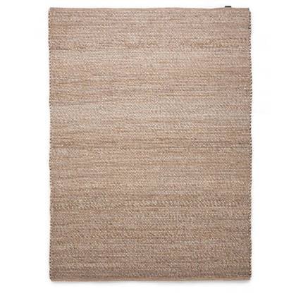 Nordic Weavers Wollen vloerkleed Lett - beige - 140x200 cm