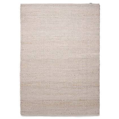 Nordic Weavers Wollen vloerkleed Lett - wit| - 60x120 cm Beige