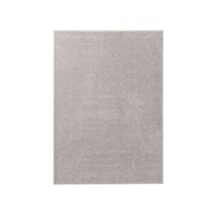 Tapeso Effen vloerkleed Qualis - - 140x200 cm Grijs