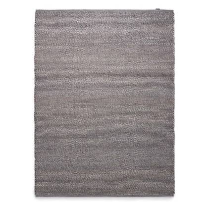 Nordic Weavers Wollen vloerkleed Lett - grijs - 140x200 cm