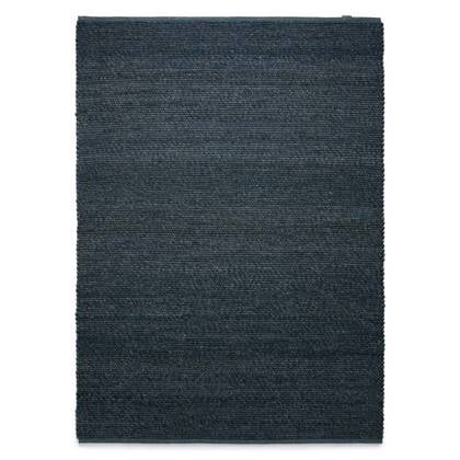 Nordic Weavers Wollen vloerkleed Lett - petrol - 160x230 cm