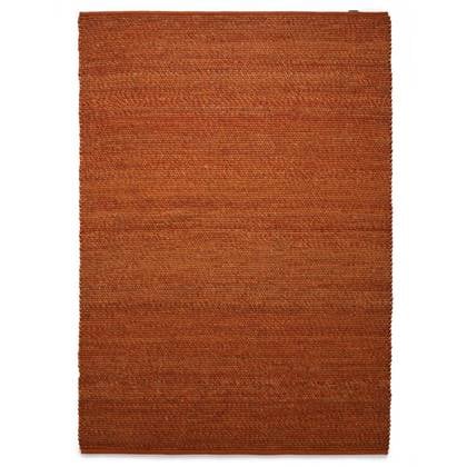 Nordic Weavers Wollen vloerkleed Lett - cognac - 90x160 cm