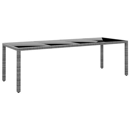 vidaXL Tuintafel Grijs