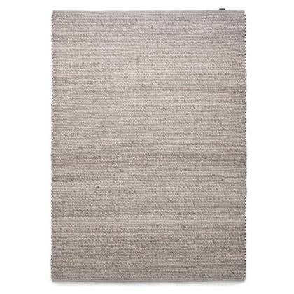 Nordic Weavers Wollen vloerkleed Lett - licht - 60x120 cm Grijs