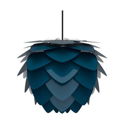 Umage Aluvia Medium hanglamp petrol blue - met koordset zwart - Ø 59