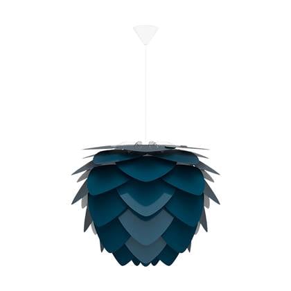 Umage Aluvia Medium hanglamp petrol blue - met koordset wit - Ø 59 cm