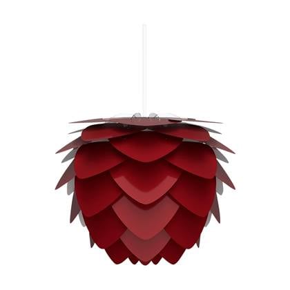 Umage Aluvia Mini hanglamp ruby red - met koordset wit - Ø 40 cm