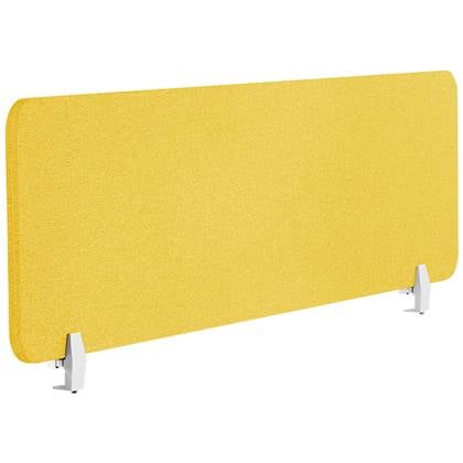 Beliani - WALLY - Bureauscherm - Geel - 180 cm - Polyester