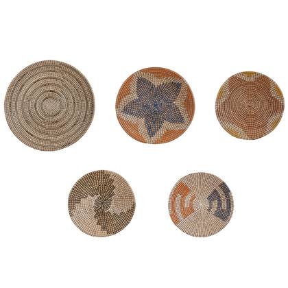 Beliani - PARORE - Wanddecoratie - Natuurlijk - Zeewier Beige