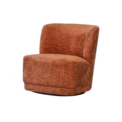 WOOOD Draaifauteuil Atty Polyester Bloesem 75x74x65