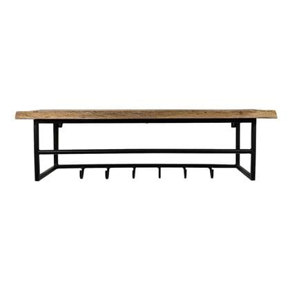 Vtw Living - Kapstok van Acaciahout - Industrieel - 90 cm